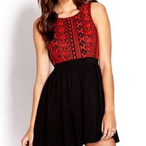 FOREVER 21 Baka beauty fit and flare dress size M